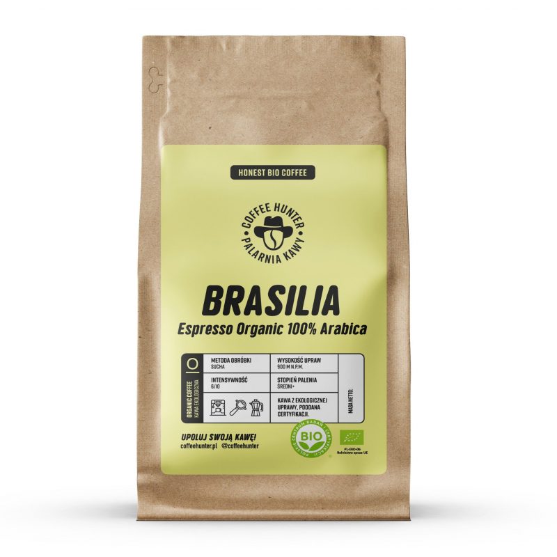 Kawa Brasilia Espresso Organic Coffee Hunter
